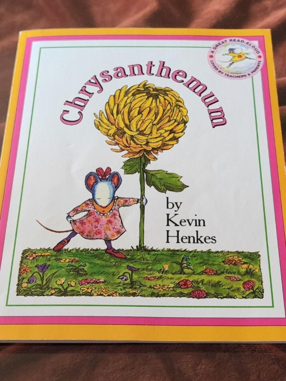 Chrysanthemum by Kevin Henkes. Children's paperback book.